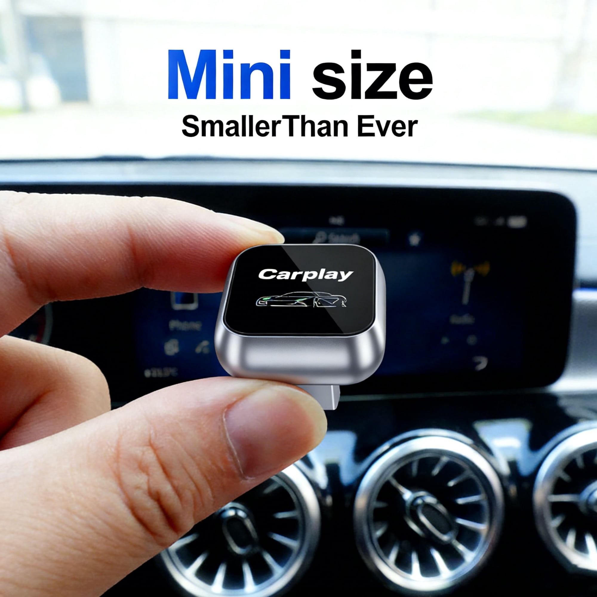 2026 Upgraded 2-in-1 Wireless CarPlay Adapter for Apple iPhone & Android, Plug and Play, Realtek 8730E Chip Fast&Stable Connection & No Latency, Wired to Wireless Adapter, USB-A/Type-C Port, CT106 - Image 4