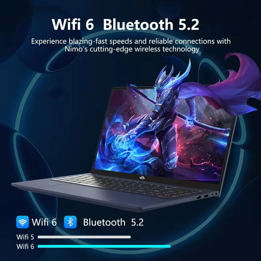 15.6 High-Performance Laptop, 3.4 GHz Intel N100 Processor, 8GB RAM, 512GB SSD, Windows 11, Lightweight student Notebook PC Computer for Work, Backlit Keyboard, Fingerprint, WiFi 6 (Silver) - Image 20