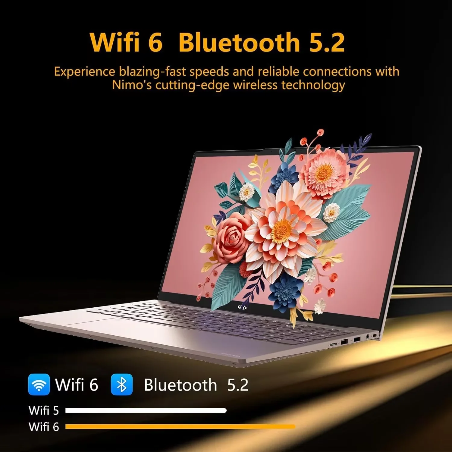15.6 High-Performance Laptop, 3.4 GHz Intel N100 Processor, 8GB RAM, 512GB SSD, Windows 11, Lightweight student Notebook PC Computer for Work, Backlit Keyboard, Fingerprint, WiFi 6 (Silver) - Image 16