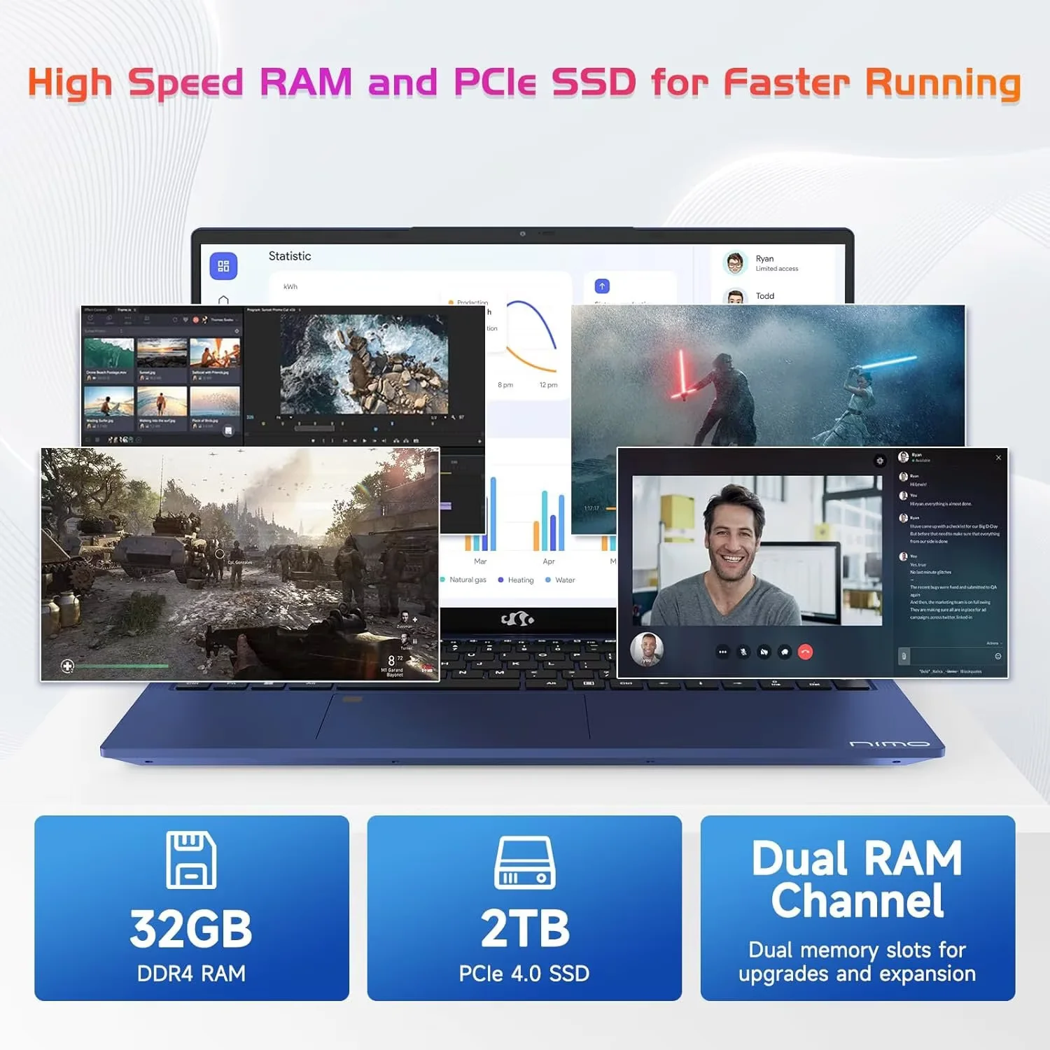 17.3" FHD IPS Business Laptop, 32GB RAM 1TB SSD, 12th Gen Intel Core i3-1215U (6-Cores Up to 4.4GHz Beat i5-1135G7), Type-C 65W PD Fast Charger, Win 11, Fingerprint Backlit Keyboard RoseGold - Image 4