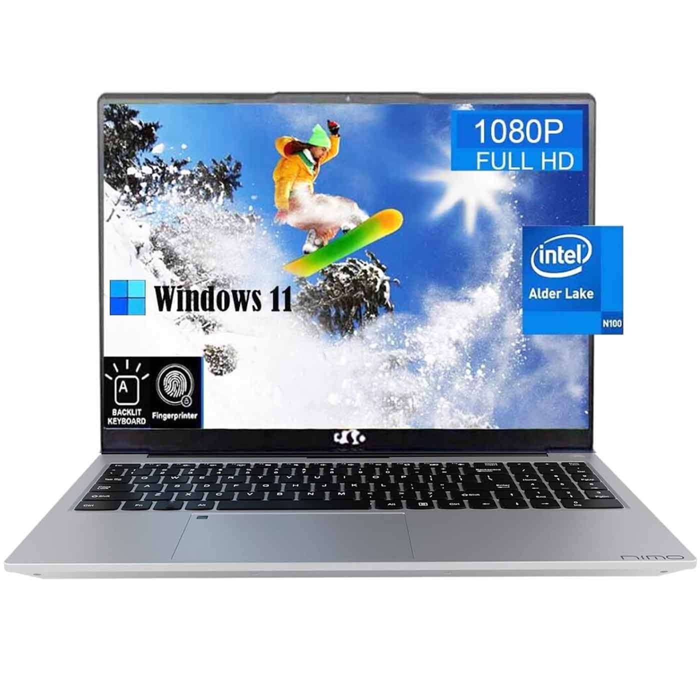 15.6 inch Laptop Computer Windows 11, with Intel N100 Processor, FHD IPS (1920x1080),16GB RAM 256 SSD(Rose Gold) - Image 12