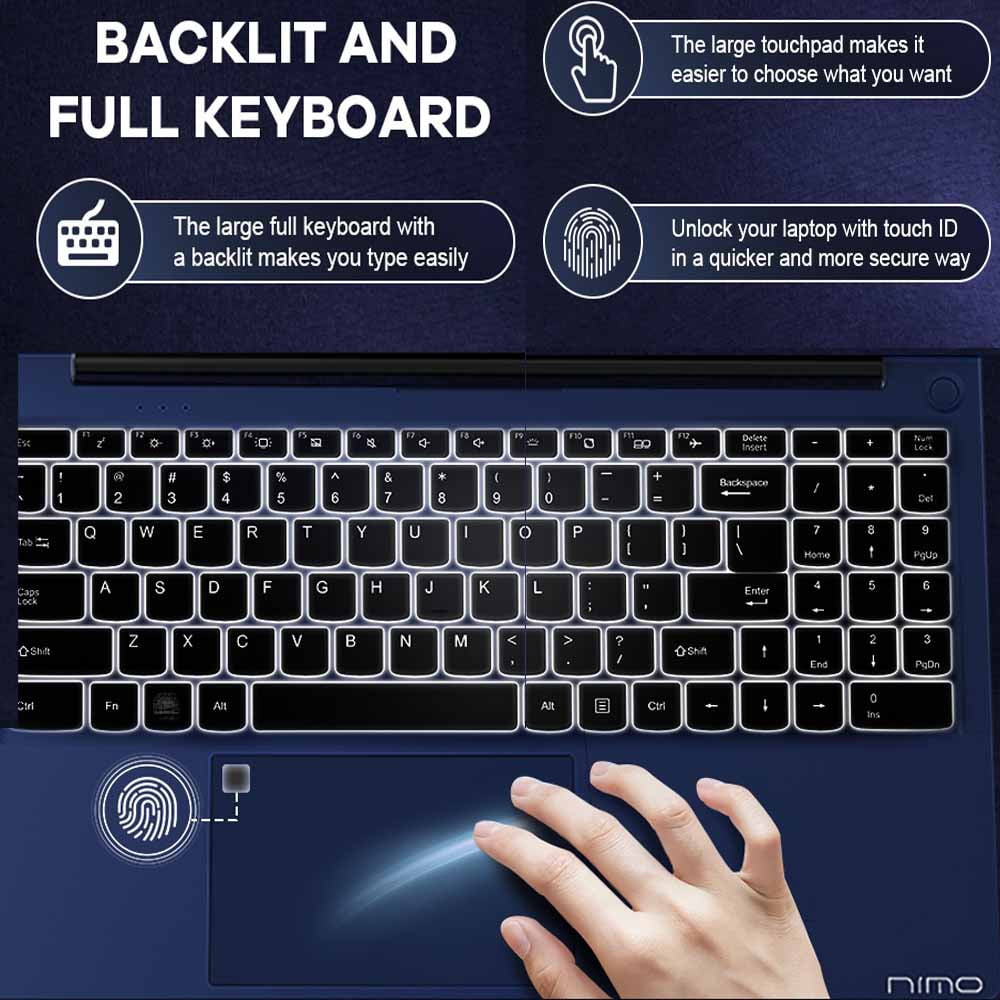15.6 inch Laptop Computer Windows 11, with Intel N100 Processor, FHD IPS (1920x1080),16GB RAM 256 SSD(Rose Gold) - Image 4