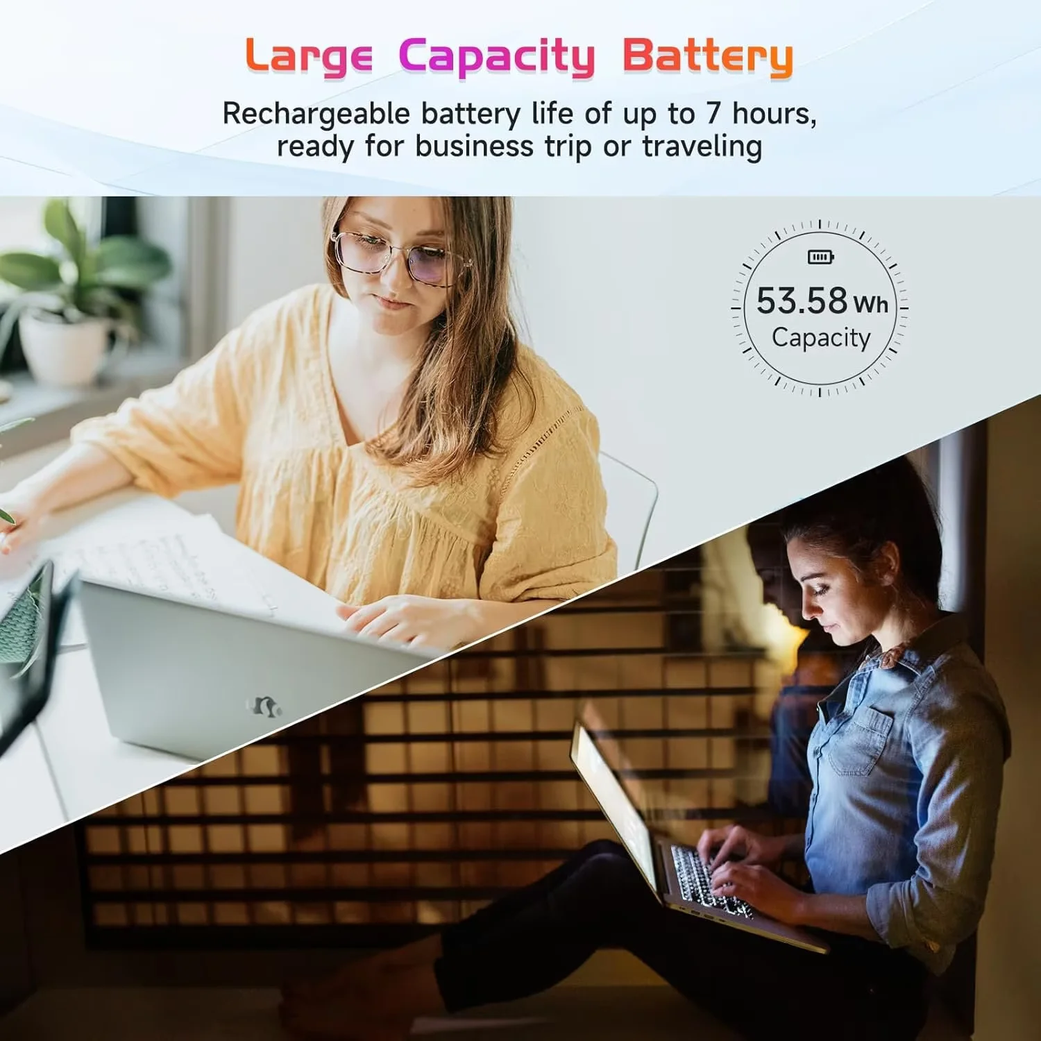 17.3" FHD IPS Business Laptop, 32GB RAM 2TB SSD, 12th Gen Intel Core i3-1215U (6-Cores Up to 4.4GHz Beat i5-1135G7), Type-C 65W PD Fast Charger, Win 11, Fingerprint Backlit Keyboard Wi-Fi 6 Gray - Image 6