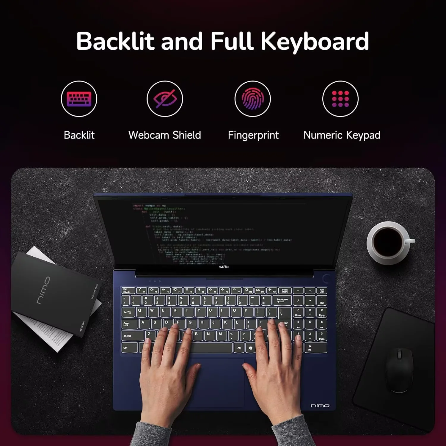 15.6" IPS FHD-Gaming-Laptop 8 Cores AMD Ryzen 7 6800H 16GB DDR5 RAM 1TB SSD (Beat Intel i7-12700H Up to 4.7GHz) AMD Radeon 680M GPU-Computer with 100W Type-C Backlit Keyboard Fingerprint - Image 2