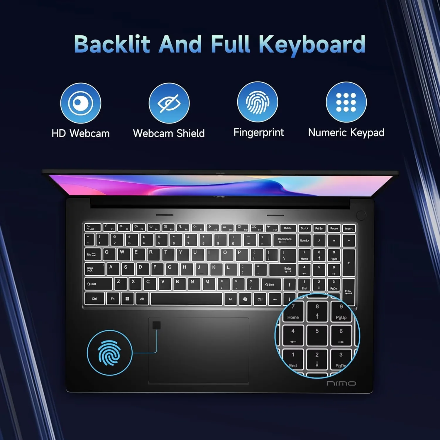 17.3" IPS FHD-Gaming-Laptop, AMD Ryzen 7 8745HS 32GB DDR5 RAM 1TB SSD (8C/16T, up to 4.9GHz) Radeon 780M Graphics Business Computer with 100W Type-C Backlit Keyboard, Fingerprint USB-C 4.0 - Image 5