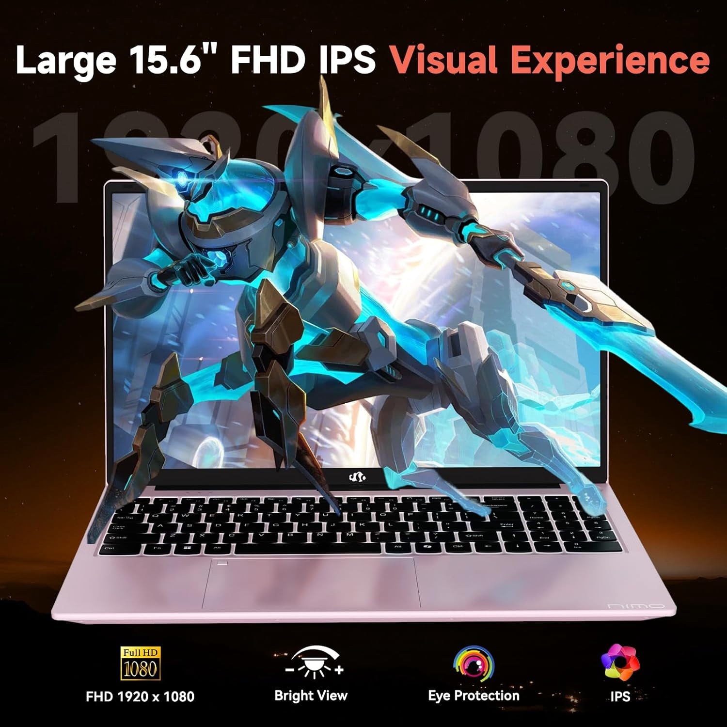 15.6" IPS FHD Gaming Laptop AMD Ryzen 7 7735HS 16GB DDR5 RAM 256GB SSD (Up to 4.75GHz, Beat i7-12650H) with AMD Radeon 680M Graphics-180° Viewing-HDMI-Backlit Keyboard Portable for Business College - Image 5