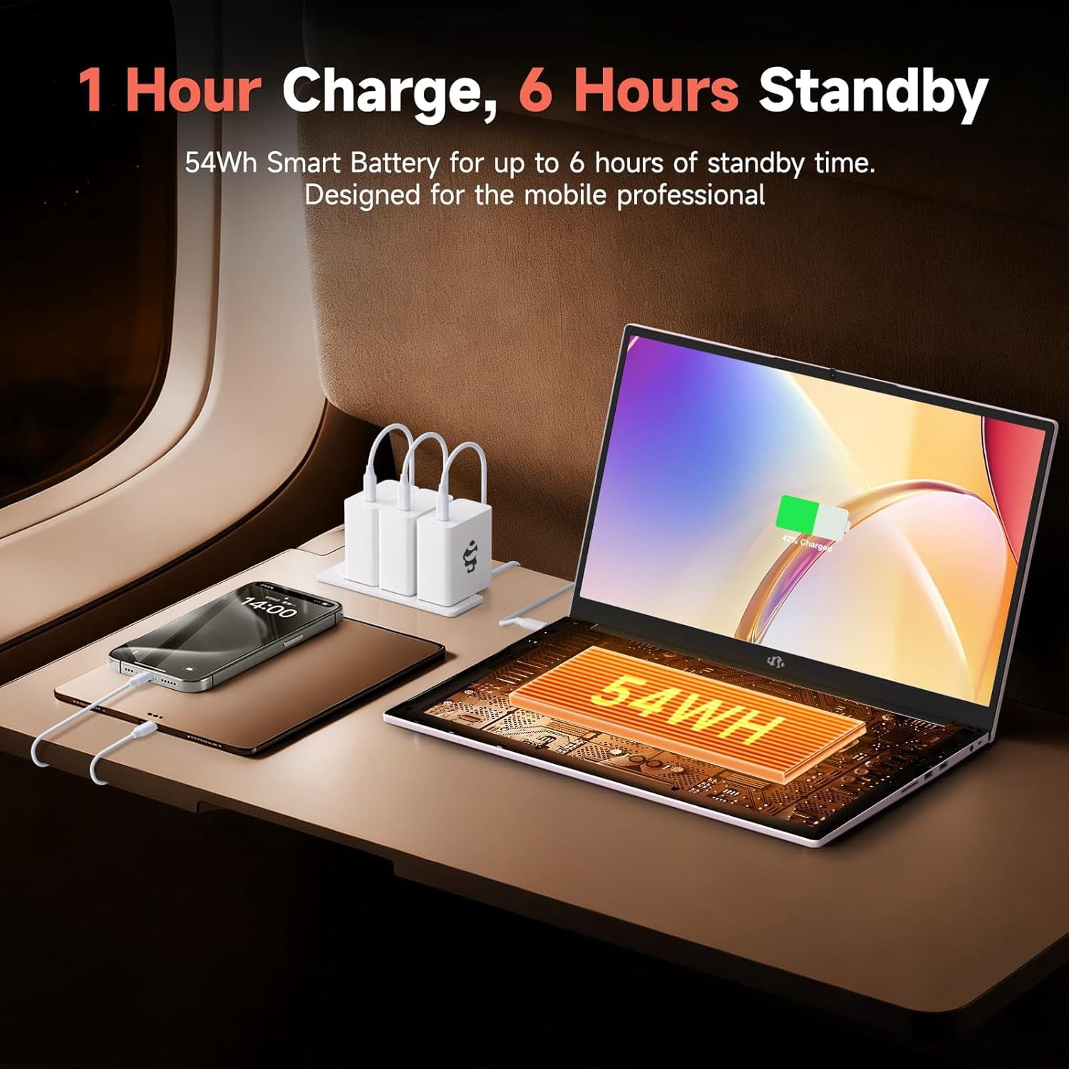 15.6" IPS FHD Gaming Laptop AMD Ryzen 7 7735HS 16GB DDR5 RAM 256GB SSD (Up to 4.75GHz, Beat i7-12650H) with AMD Radeon 680M Graphics-180° Viewing-HDMI-Backlit Keyboard Portable for Business College - Image 4