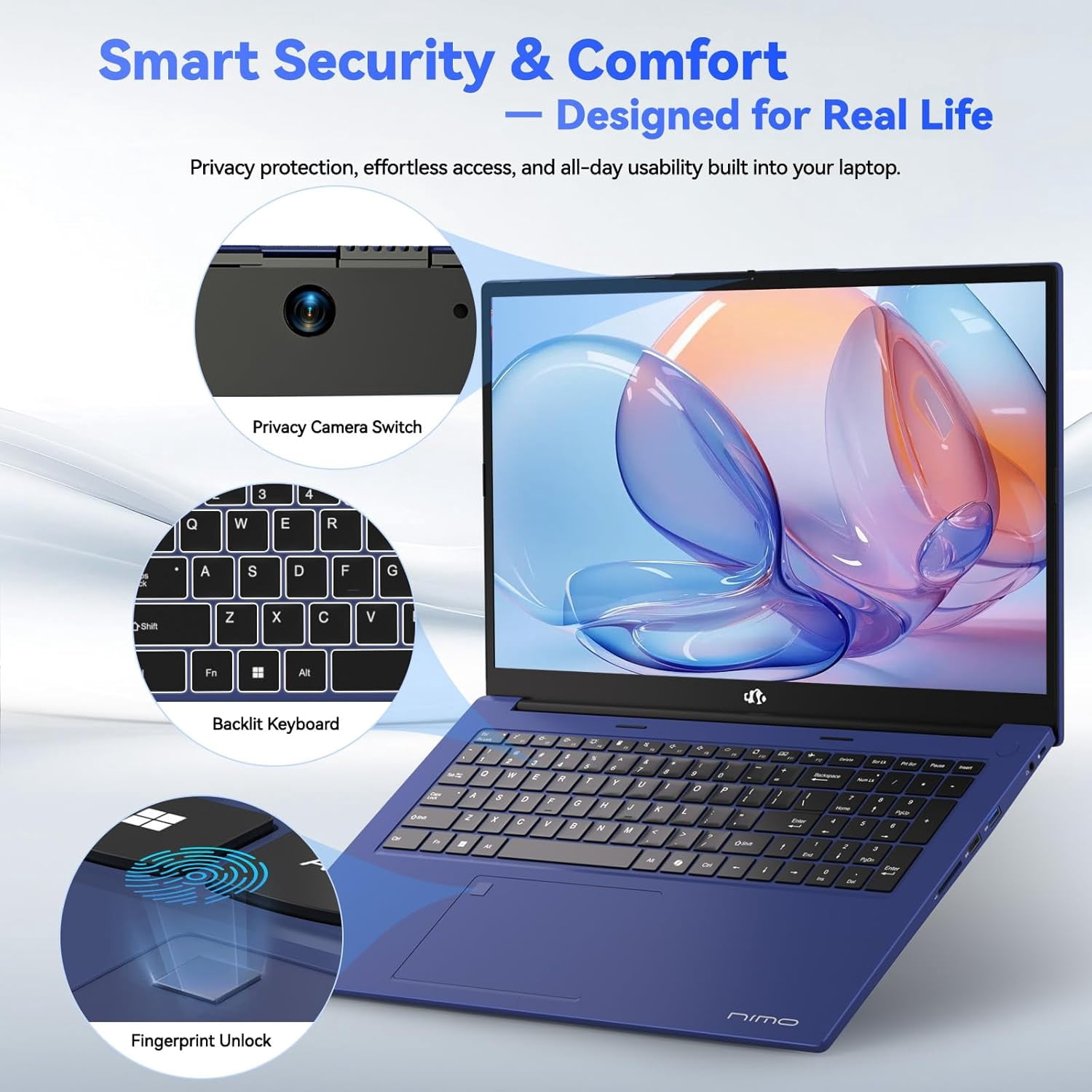 17.3" FHD Gaming Laptop AMD R7 7735HS 64GB DDR5 RAM 1TB SSD (8-Core, Beats i7-12650H) with Radeon 680M 100W Type-C Wi-Fi 6E Backlit Keyboard Fingerprint - Image 7