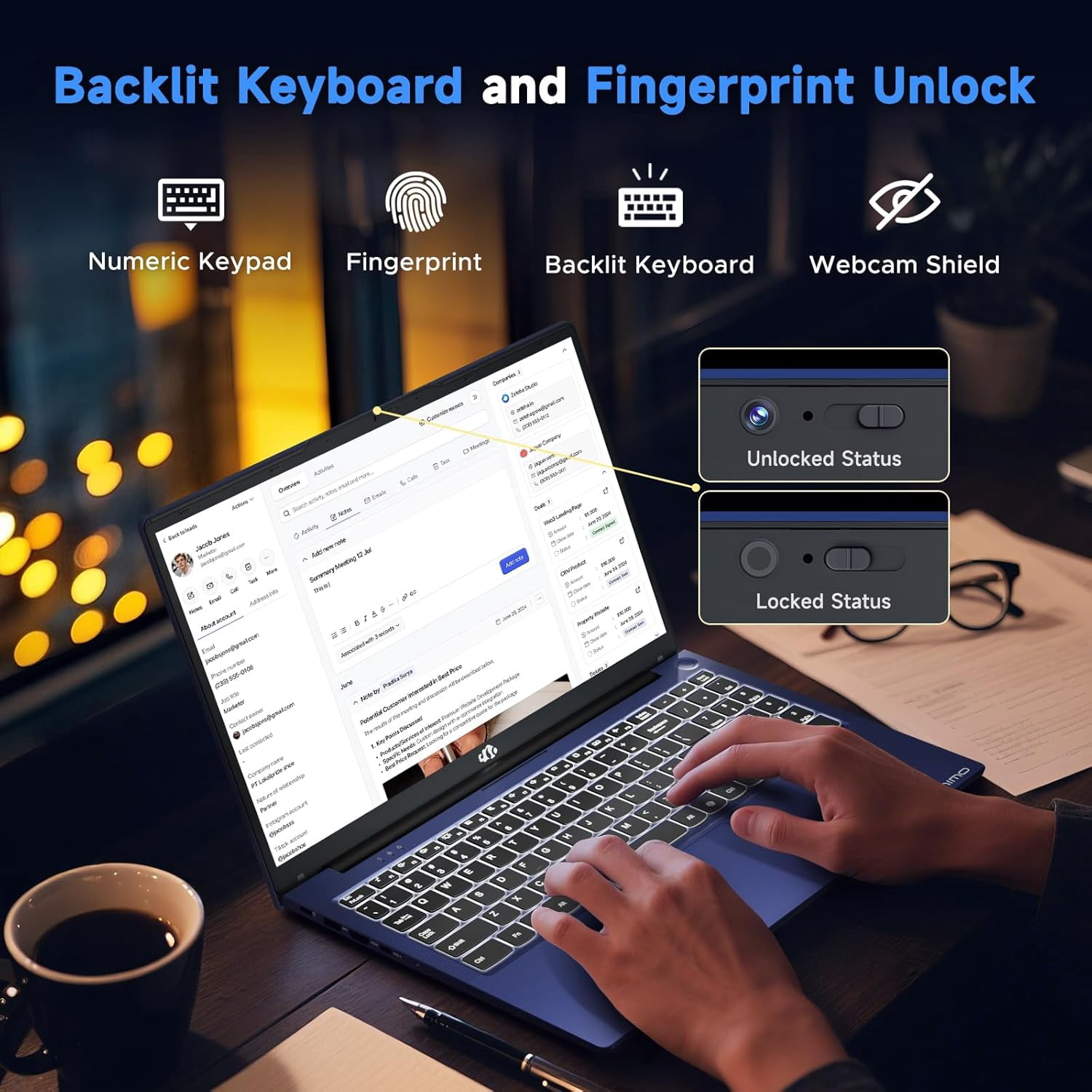 15.6" IPS FHD Gaming Laptop AMD Ryzen 7 7735HS 16GB DDR5 RAM 256GB SSD (Up to 4.75GHz, Beat i7-12650H) with AMD Radeon 680M Graphics-180° Viewing-HDMI-Portable for Business College - Image 5