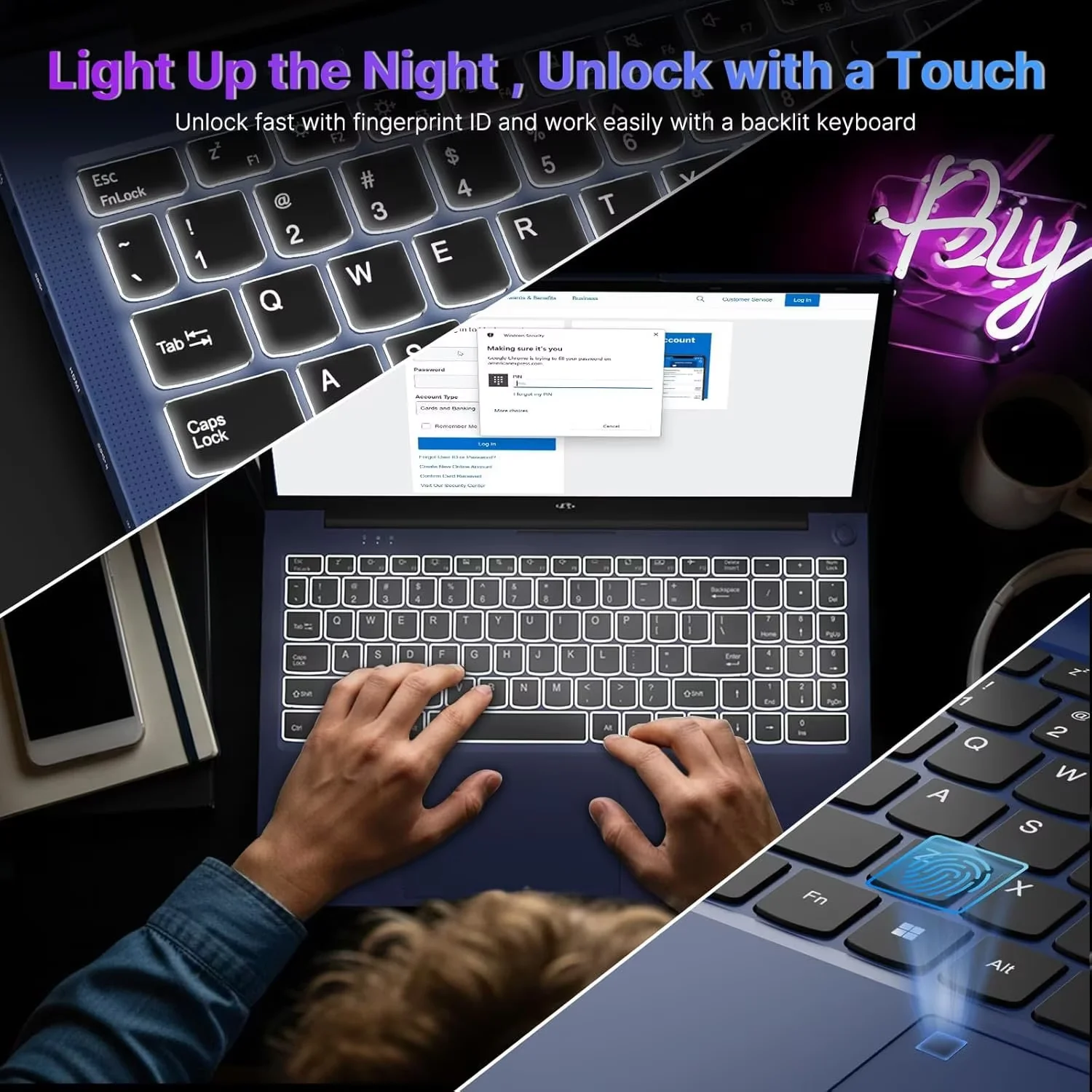 17.3 Gaming-Laptop Ryzen 9 8945HS (Beat i9-13900H, Up to 5.2GHz) 32GB RAM, 2TB SSD, Radeon 780M, PD 100W Type-C AI-Enhanced for Copilot VR Ready, Backlit Keyboard, Fingerprint, 75W Battery - Image 4