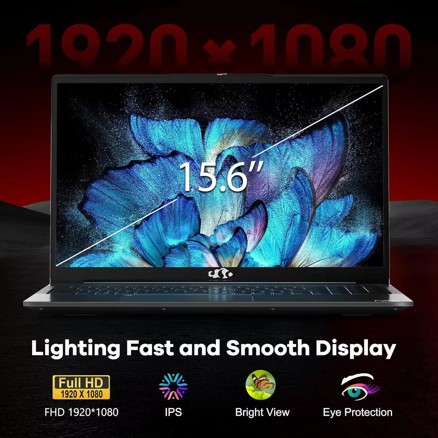 15.6" Windows11 Gaming Laptop Computer AMD Ryzen 5 6600H 32GB DDR5 RAM 1TB SSD 660M 6nm GPU-Computer with 100W Type-C Backlit Keyboard Fingerprint for Business and Student Gray - Image 5