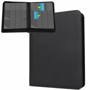 720 Pockets Trading Card Binder, 12-Pocket Card Ablum Compatible with lorcana,MTG,Sports Cards & Other Standard Size Trading Card（BLACK)