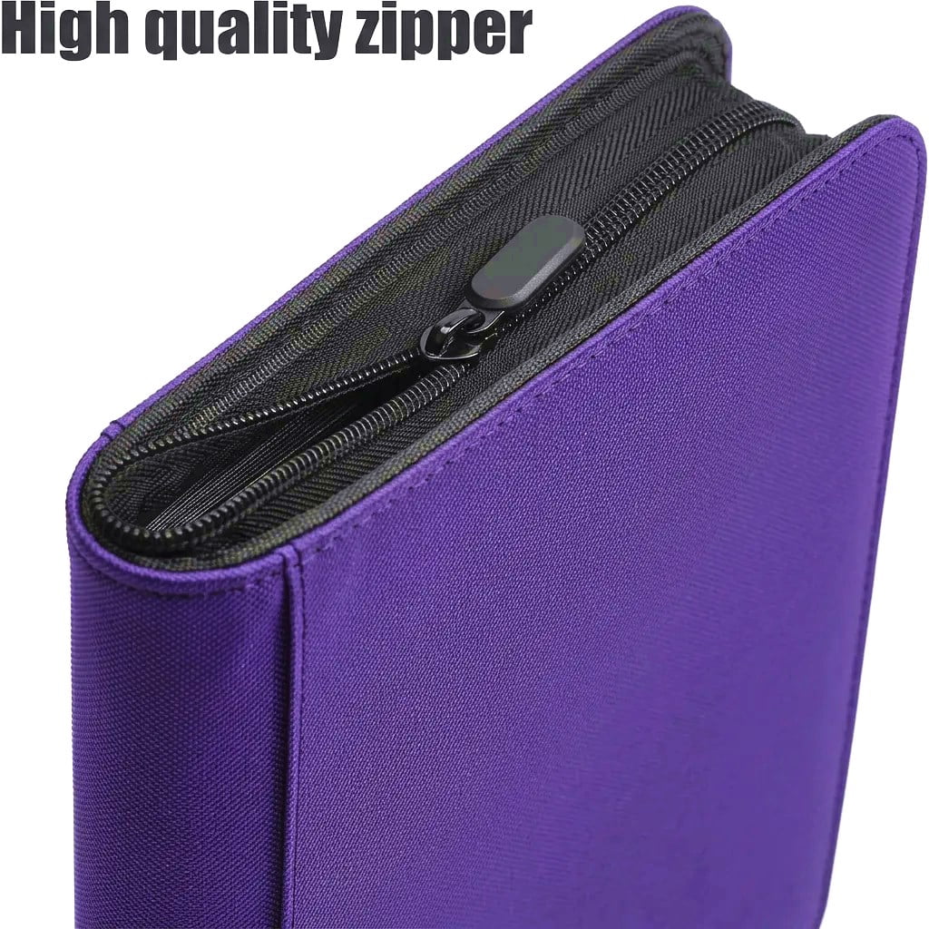 720 Pockets Trading Card Binder, 12-Pocket Card Ablum Compatible with lorcana,MTG,Sports Cards & Other Standard Size Trading Card(Purple)