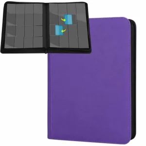 720 Pockets Trading Card Binder, 12-Pocket Card Ablum Compatible with lorcana,MTG,Sports Cards & Other Standard Size Trading Card（Purple)